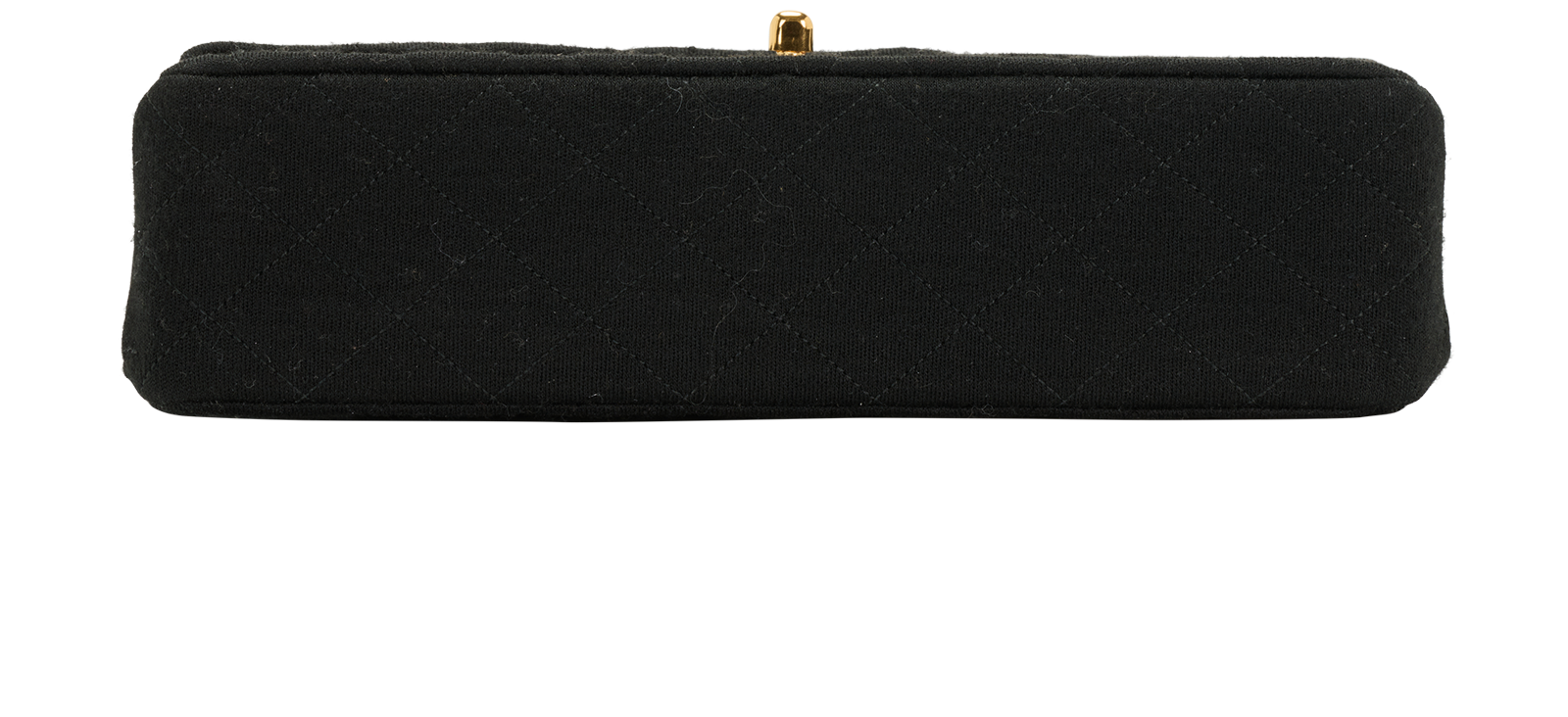 Medium Double Flap, &pound;2,800, Handbags, Black, Fabric, Top view